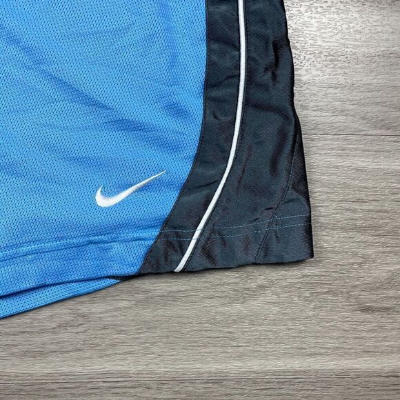 Nike Shorts Mens Large Blue Basketball Hoop Mesh Athletic Sports Training - Picture 2 of 7